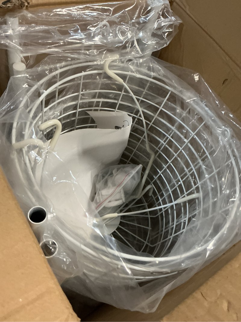 Condition photo showing Good Condition for 3 tier rolling laundry hamper with 3 removable wire basket, metal sorter storage trolley shelf with wheels, tall clothes bin - white