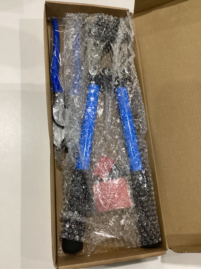 Condition photo showing New/Like New for solsop battery cable crimper tool for awg 10, 8, 6, 4, 2, 1/0 gauge electrical lug, battery lug crimping tool with 60pcs copper wire lugs and heat shrink tubing, cable cutter battery cable crimper set ( 4 piece)