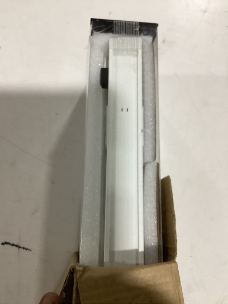 Condition photo showing As Is for DENFOON Motorized Blinds with Remote Control, Custom Blackout Electric Smart Shades with Solar Panel, Cordless Automatic Roller Shades for Windows (Grey?32" W x 72" H) B-grey (Solar Panels Charging) 32"W x 72"H