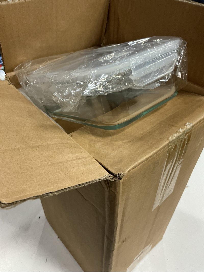 Condition photo showing New/Like New for prepnaturals 5 pack 30 oz glass meal prep containers - dishwasher microwave freezer oven safe - glass storage containers with lids (multi-compartment) 1 compartment 5 pack - 30oz