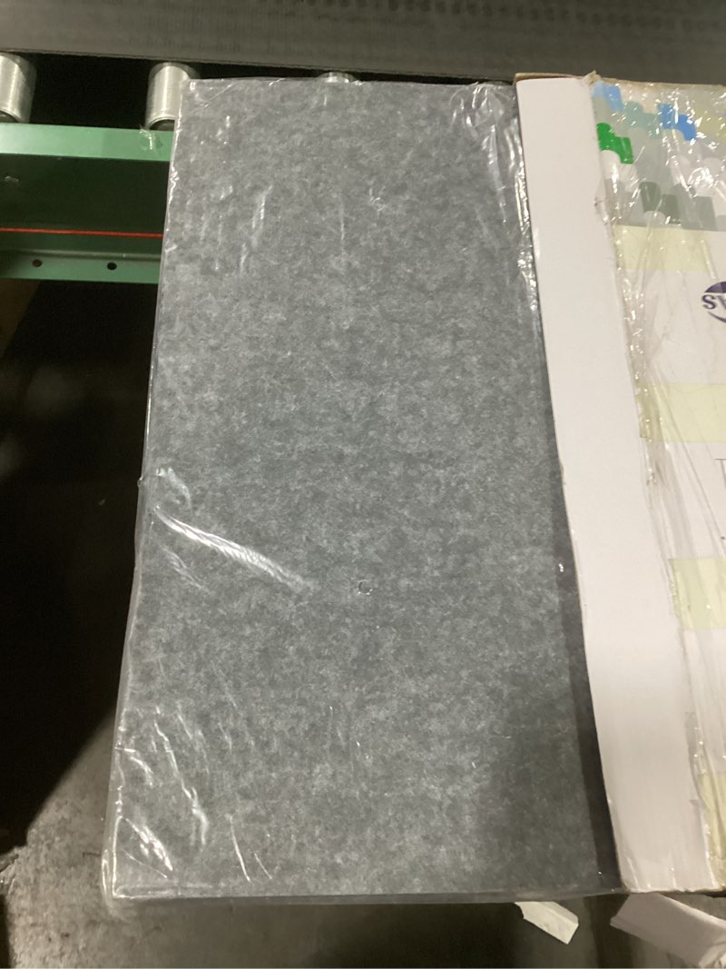 Condition photo showing New/Like New for UMIACOUSTICS 6 Packs Acoustic Panel,47.2 x 23.6 Inches Decorative Sound Proof Panel for Office,Home Theater,Studio, Heather Grey