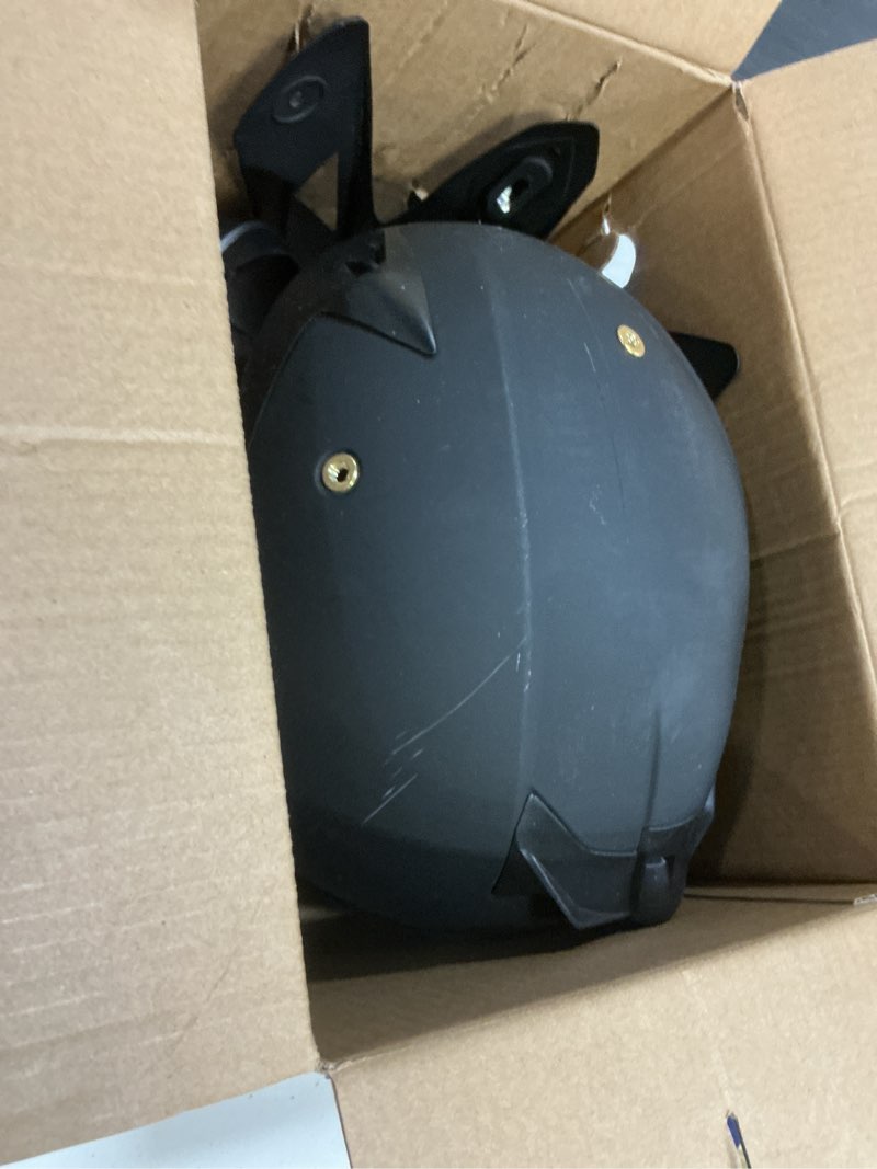 Condition photo showing As Is for youth dirt bike helmet dot certified - full face motorcycle helmet for off-road, atv, street riding, includes adjustable goggles & protective gloves black x-large