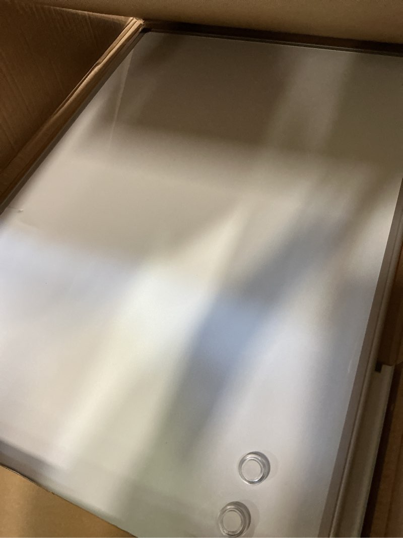 Condition photo showing Good Condition for Amazon Basics Magnetic Dry Erase Whiteboard, 36"W x 24"H, Aluminum Frame, Silver/White Silver/White 36"W x 24"H