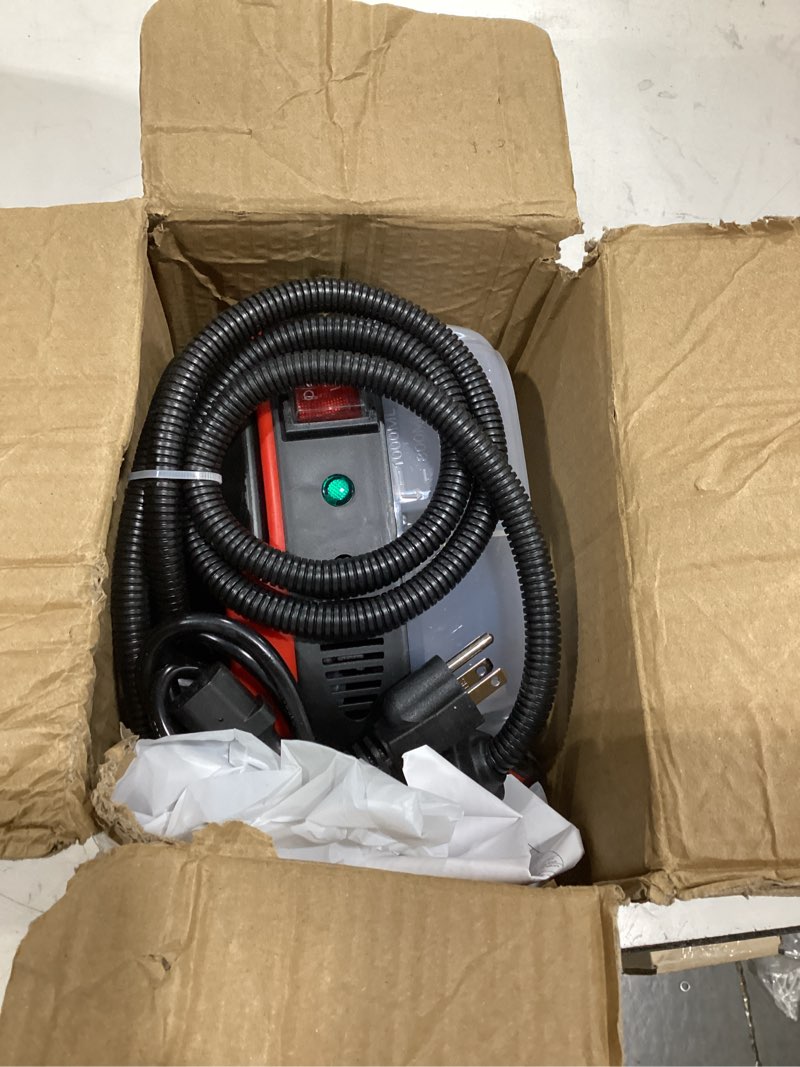 Condition photo showing Good Condition for 2500w handheld steam cleaner high temperature pressurized steam cleaning machine portable car steamer with brush heads (red)