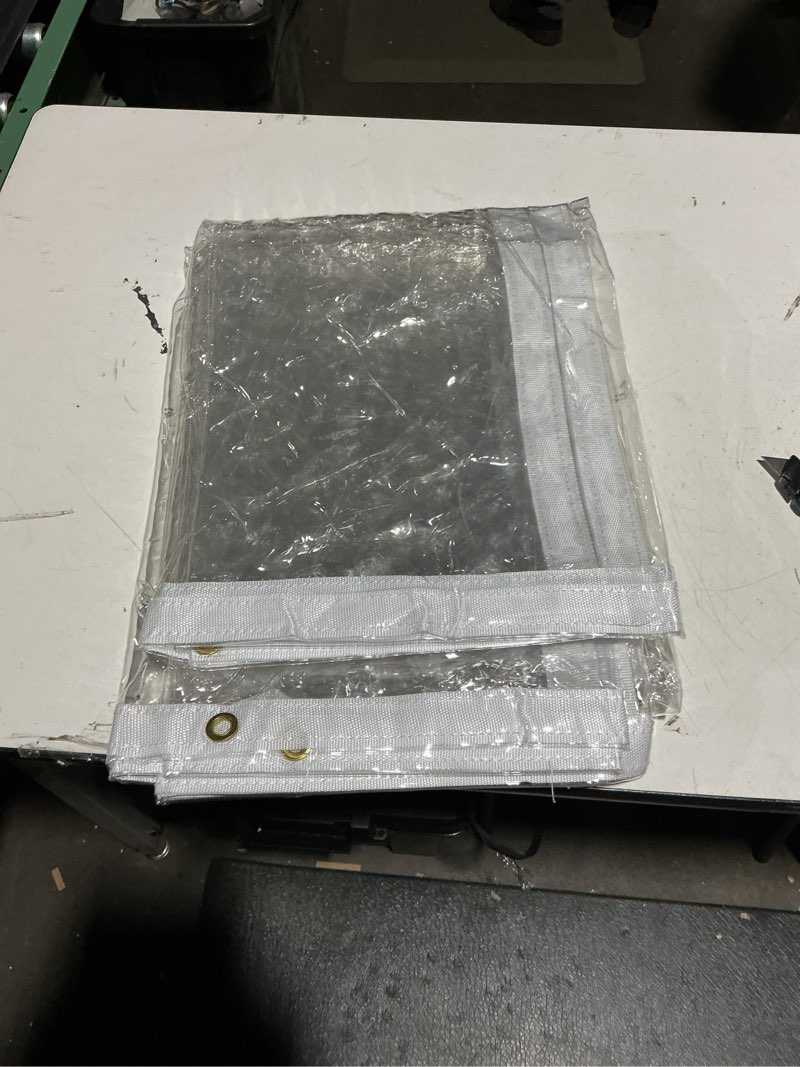Condition photo showing Good Condition for Clear Tarp PVC Vinyl Tarp Clear ( Variable Size)