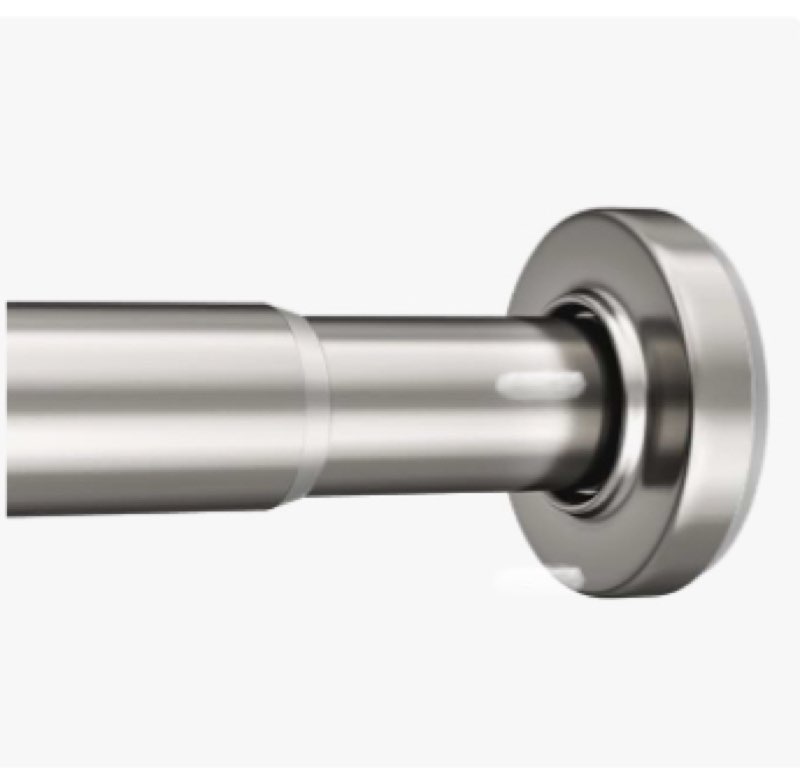 assorted curtain rods, shower curtain rods, shower handles