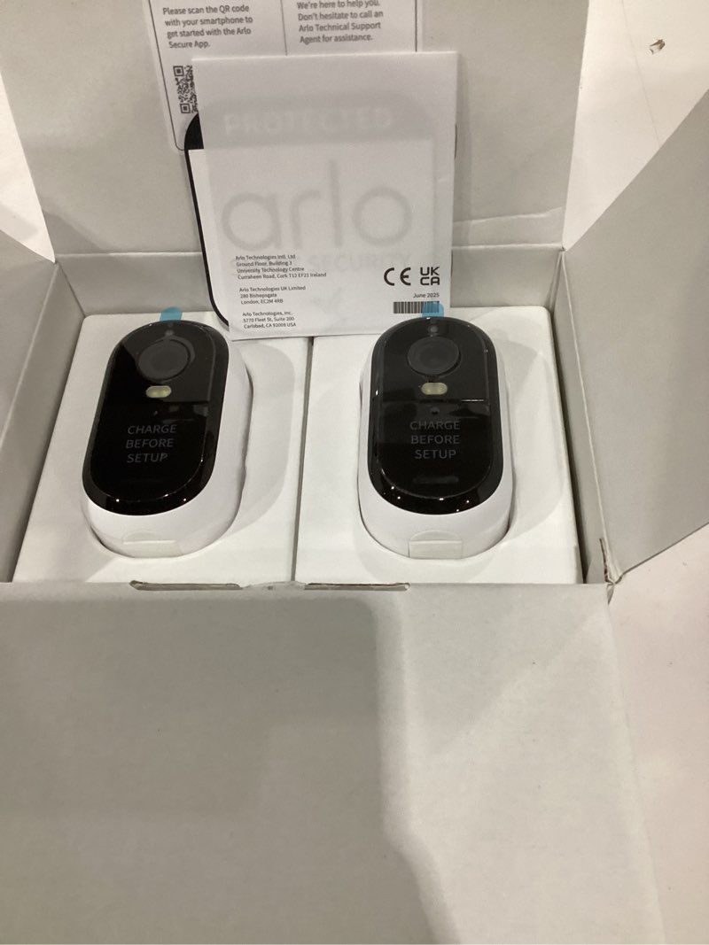 arlo essential security camera 2k (3rd gen, 2025 release) - wireless outdoor camera, battery power, 