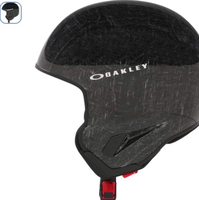 oakley arc5 pro ski helmet polished black large