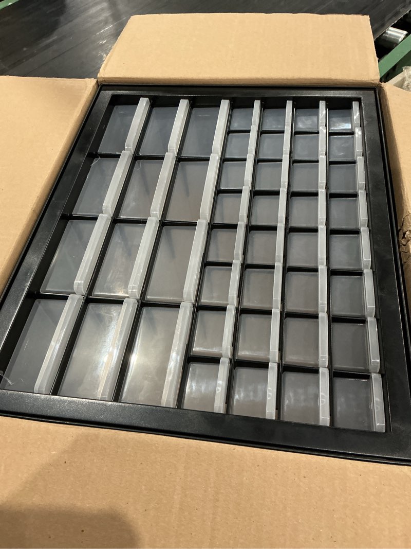 Condition photo showing Good Condition for iris usa 44-drawer small parts organizer, made in usa, storage drawers for screws, nuts, bolts, electronics, hardware, beads, crafts, building bricks, stackable garage storage cabinet, black black 44 drawer