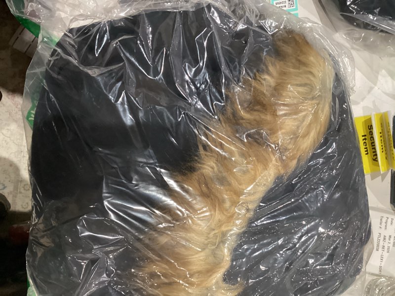 Condition photo showing Good Condition for wenven women's bulky winter thicken jacket with fur trim hood (black,m)