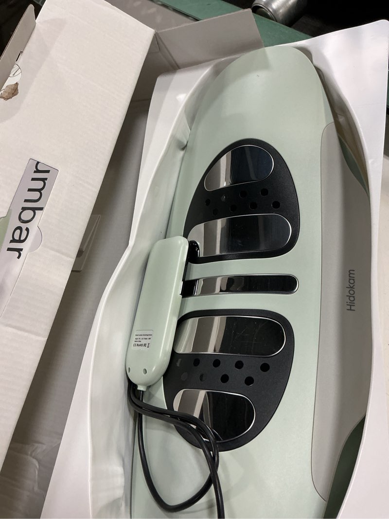 Condition photo showing Good Condition for smart lower back massager with soothing warm therapy & air traction – spinal decompression device for sciatica relief, lumbar pressure & stiffness - ideal gift for parents & loved ones