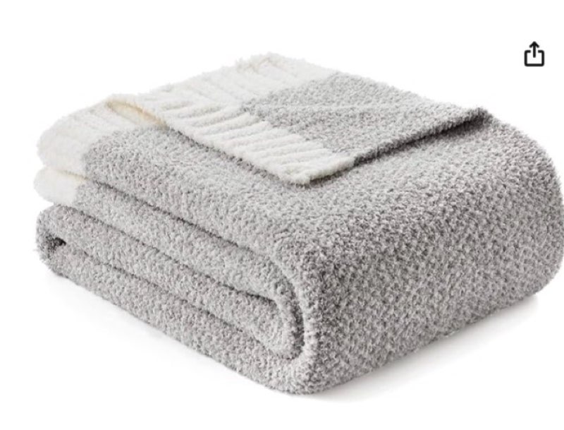 snuggle sac checkered throw blanket for couch,reversible soft cozy fluffy blankets for sofa bedroom,