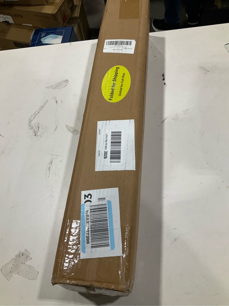 Condition photo showing Good Condition for 4ft x 100ft Durable Weed Barrier Fabric, 3oz Heavy-Duty Landscaping Fabric, Permeable Ground Cover for Garden, Lawn, and Outdoor Projects, Easy to Install, with 30 Staples