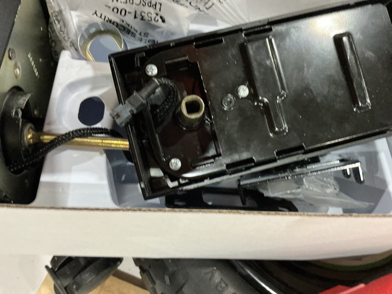 Condition photo showing As Is for kwikset 270 smartcode matte black metal electronic touch pad deadbolt
