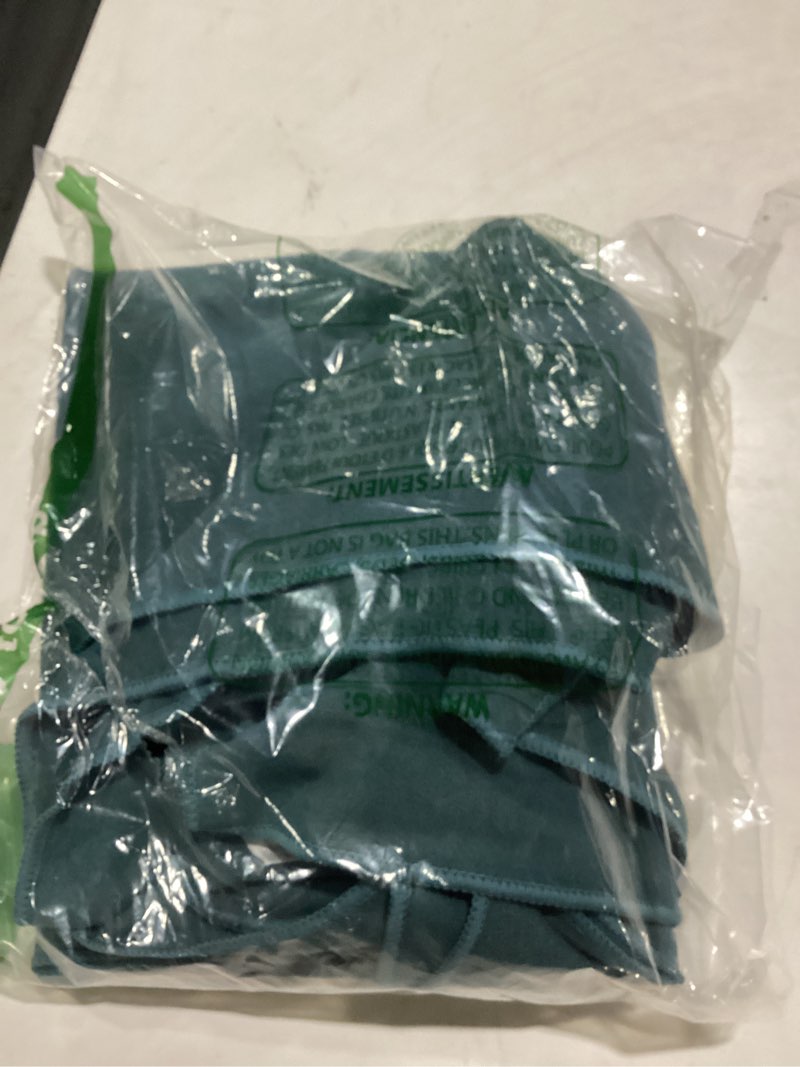 Condition photo showing Good Condition for Homiest Decorative Knitted Throw Blanket without Fringe, Lightweight Blanket Acrylic Knit Blanket, Soft & Cozy Tassel Blanket for Couch Sofa Bed (Turquoise, 50 x 60 Inch)