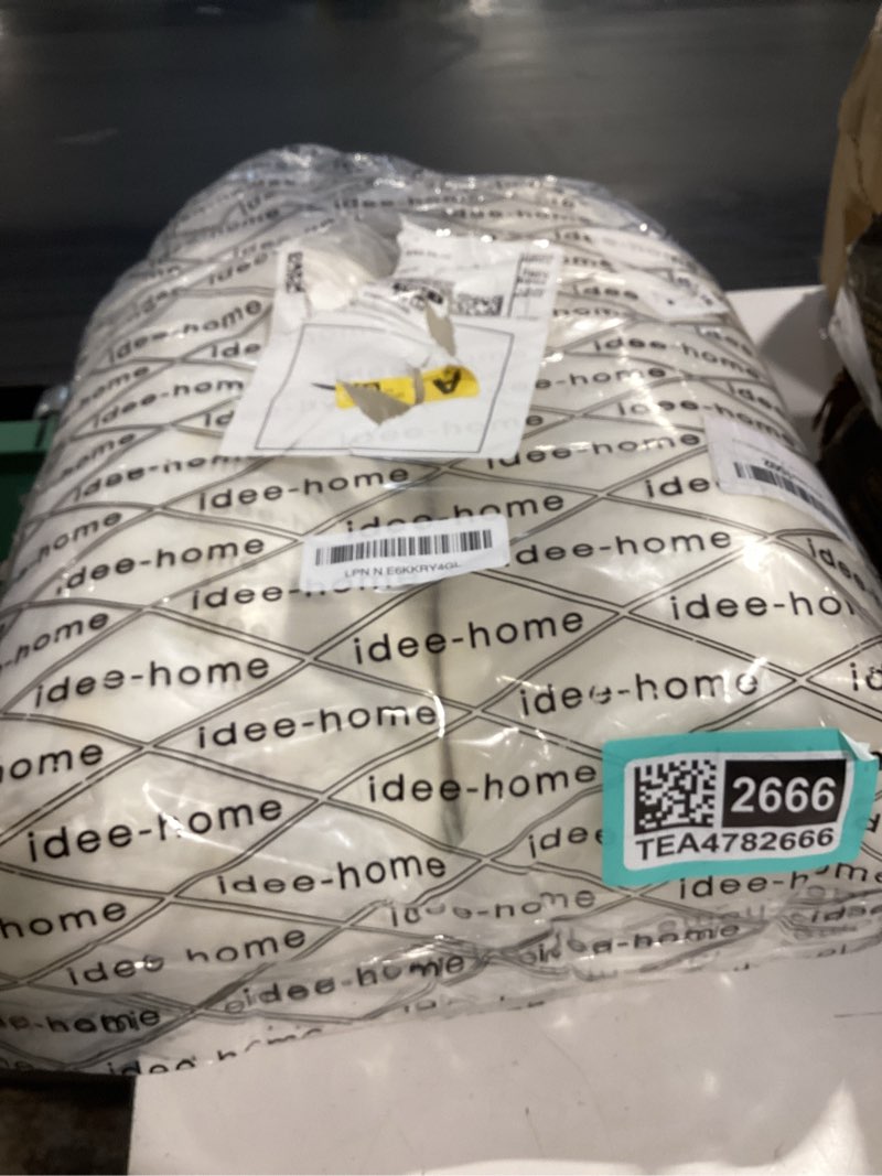 Condition photo showing New/Like New for idee-home outdoor cushions for patio furniture, outdoor seat cushion, waterproof hampton bay deep seat replacement couch chair cushions for garden lawn backyard deck, 24 x 24 black 24 x 24 in