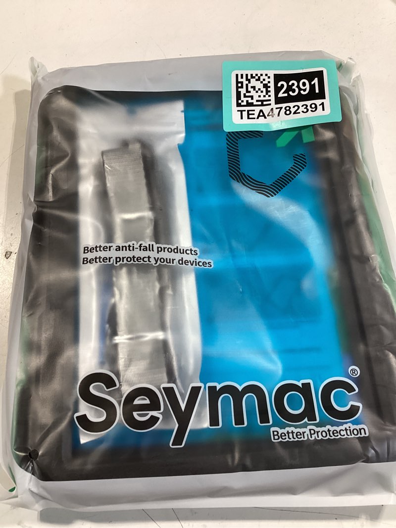 Condition photo showing Good Condition for seymac case for ipad (a16) 11th/10th generation 2025/2022 (11?/10.9?), sturdy heavy duty full-body shockproof protective case with screen protector, rotating stand, hand/shoulder strap, black black for ipad a16 11th/10th generation