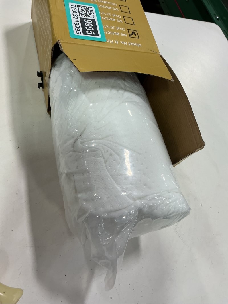 Condition photo showing New/Like New for Mecc ecoh Baby Bassinet Mattress, 100% Breathable Cover, Water-Resistant Lining, Oval 30"x15"x2" Fit for Safety 1st/ Delta Children Slumber/Baby Delight Go with Me Slumber Rockin and Moses Basket