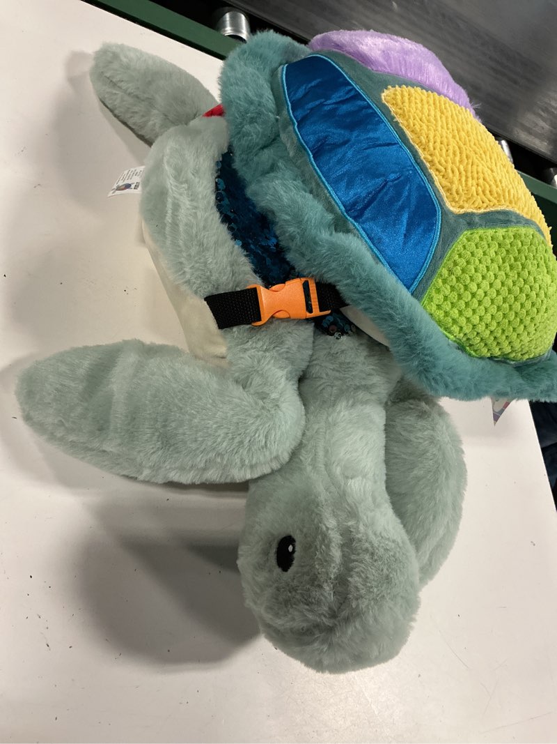 Condition photo showing Good Condition for meavia weighted sensory lap pad sea turtle plush, stuffed turtle toy with detachable lap pillow, feelix collection