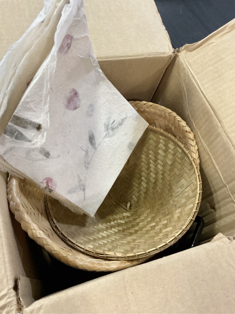 Condition photo showing Good Condition for sticky rice professional thai chef grade cookware set restaurant quality steamer pot, handcrafted bamboo wing basket & lid, 24” grade 90 cheesecloth, & rice paddle ladle professional chef set