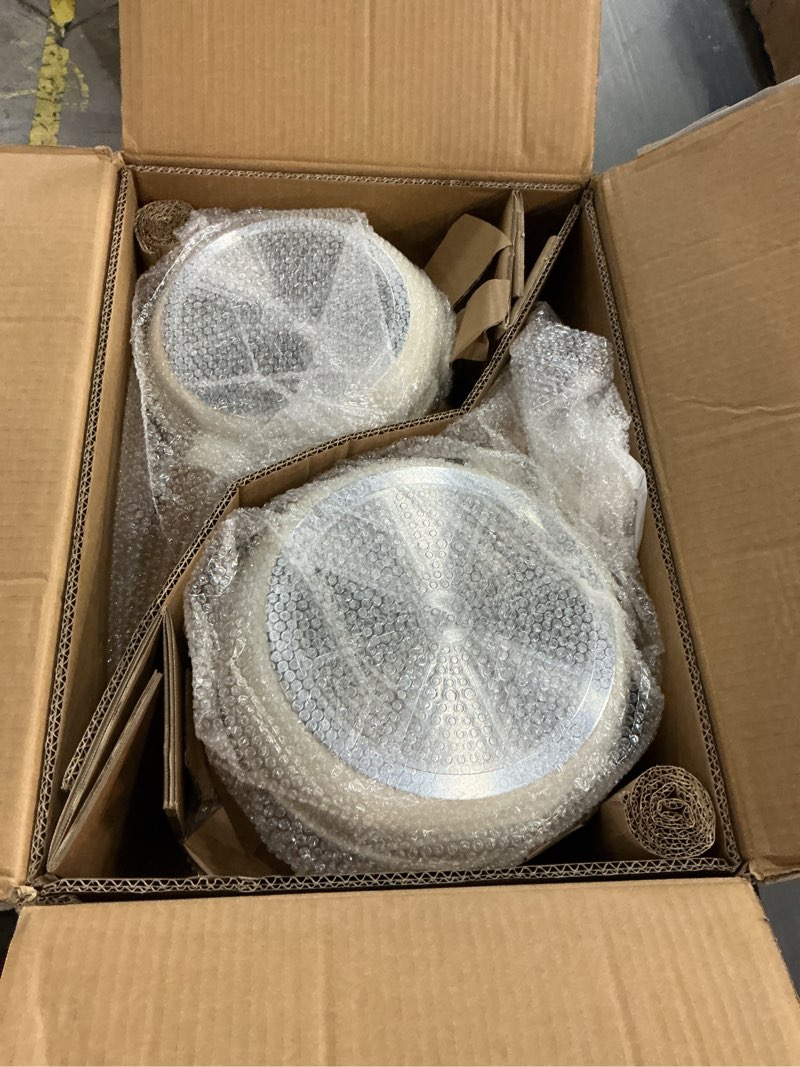 Condition photo showing New/Like New for CAROTE 21Pcs Pots and Pans Set, Nonstick Cookware Sets, White Granite Induction Cookware Non Stick C