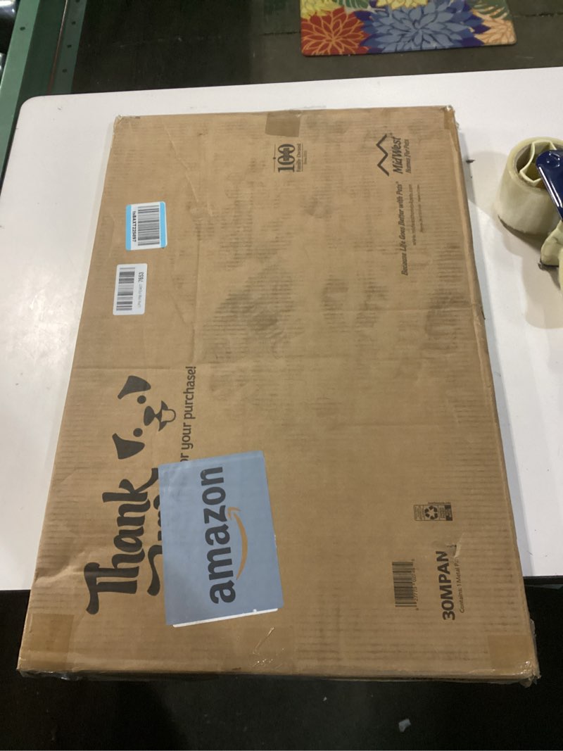 Condition photo showing New/Like New for MidWest Homes for Pets Metal Dog Crate Replacement Pan; 30 inch Sliver 30 Inch