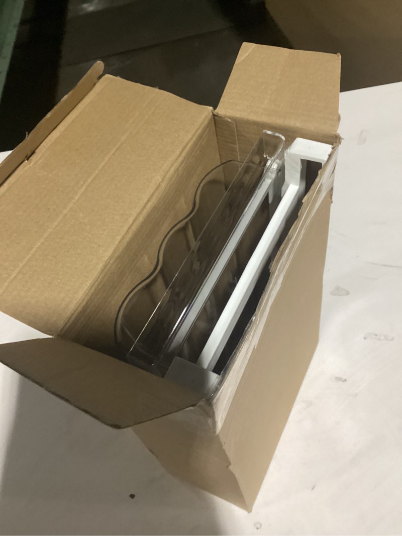 Condition photo showing Good Condition for Refrigerator Organizer Bins - Large Capacity Egg Holder Tray for Refrigerator, Clear Plastic Container Drawer for Egg, Home Essentials Organization and Storage Box Egg Container