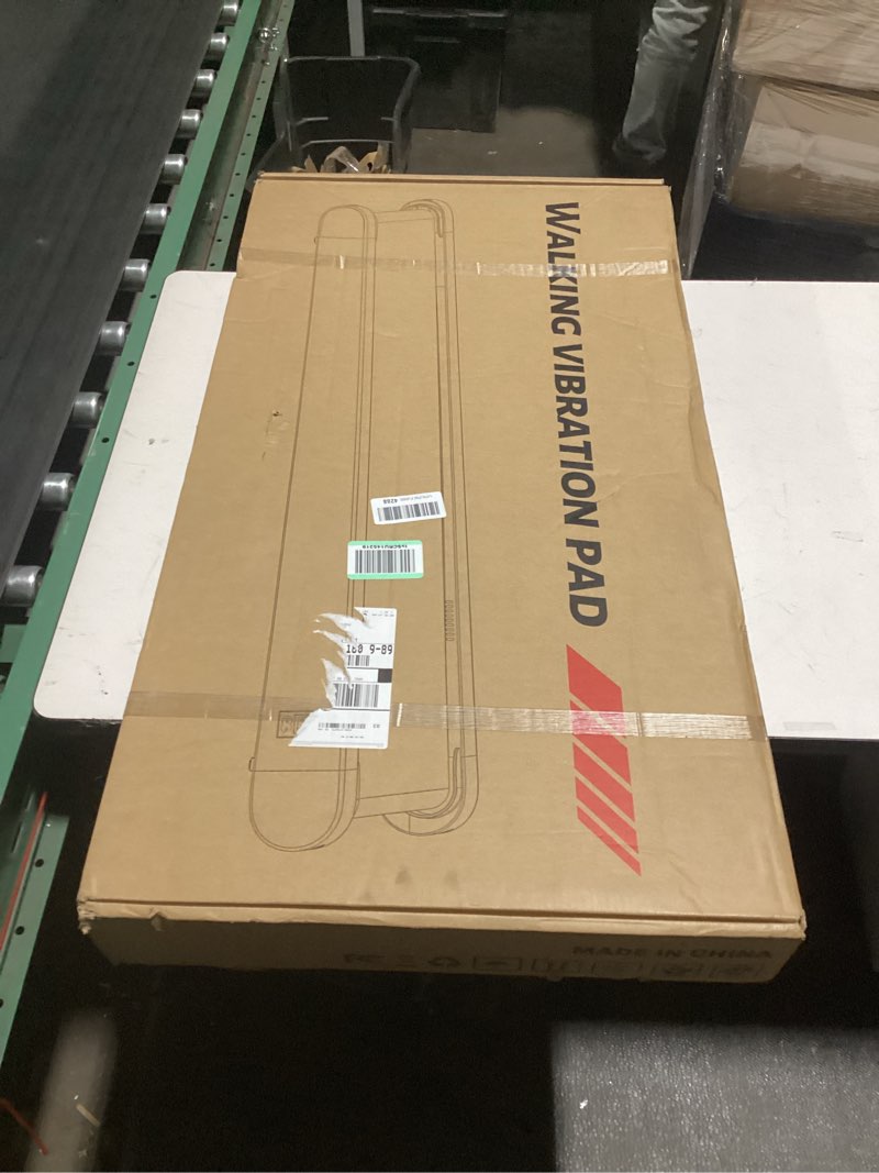 Condition photo showing As Is for Sperax Walking Treadmill Pad with APP, 3 in 1 Under Desk Treadmill, 400W Low Noise Walking Vibration Pad with Remote Control,Portable Treadmills for Home Office Red