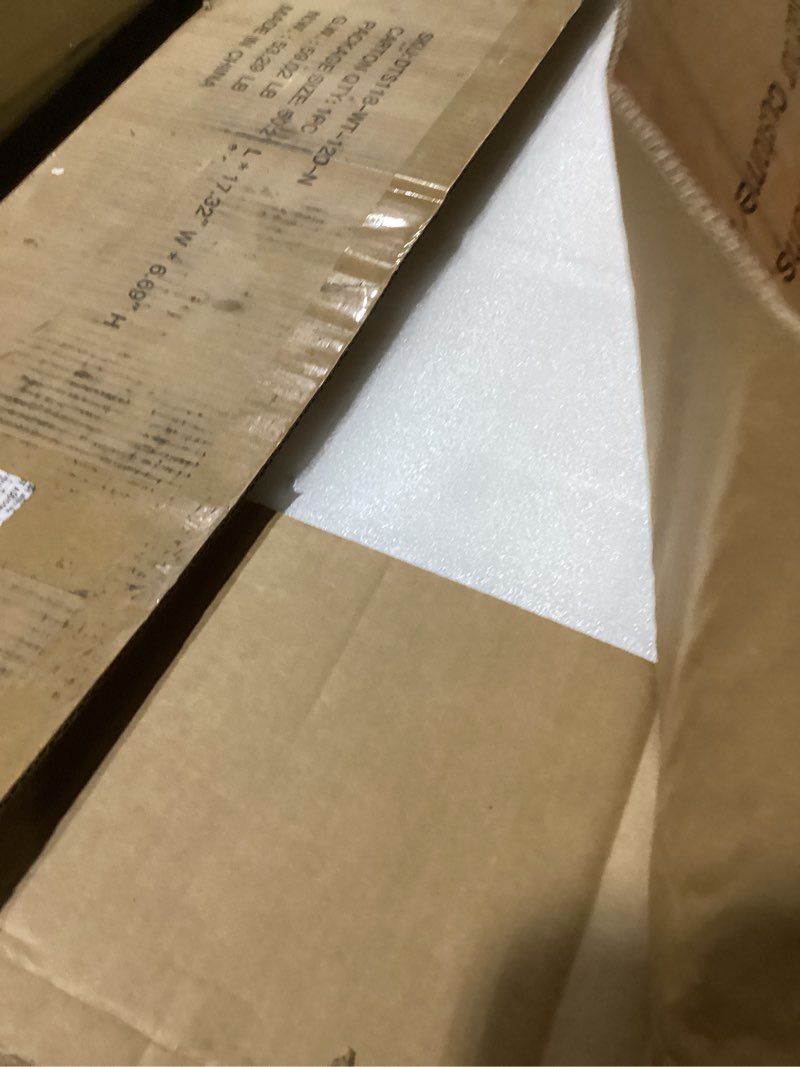 Condition photo showing Good Condition for GTRACING Electric Standing Desk with Drawers, 48 x 24 Inches Height Adjustable Computer Desk with Monitor Stand, Laptop Stand, Sit Stand up Desk with Memory Preset for Home, Office, White White 48 x 24 Inches