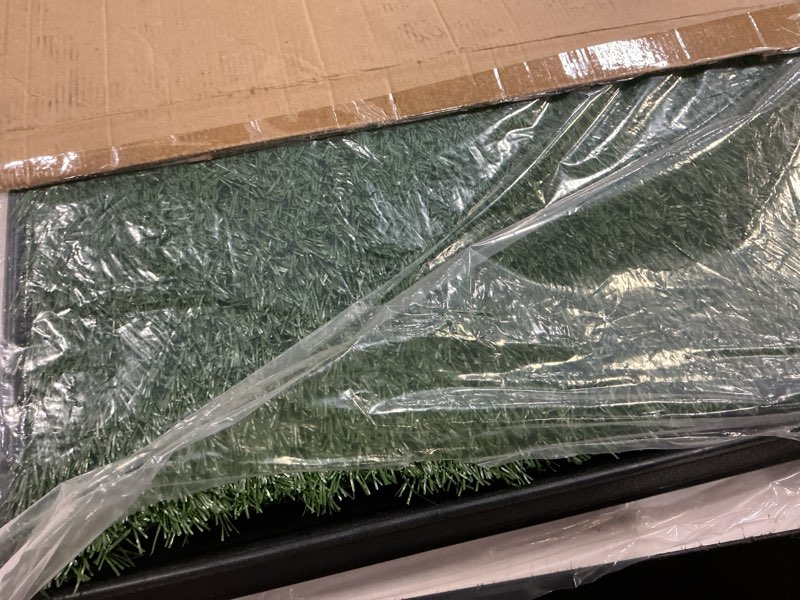 Condition photo showing New/Like New for Artificial Grass Puppy Pee Pad for Dogs and Small Pets - 20x30 Inch, Reusable 4-Layer Turf Pads for Dogs with Tray - Indoor and Outdoor Fake Grass Potty Pet Supplies by PETMAKER Large 4-Layer System