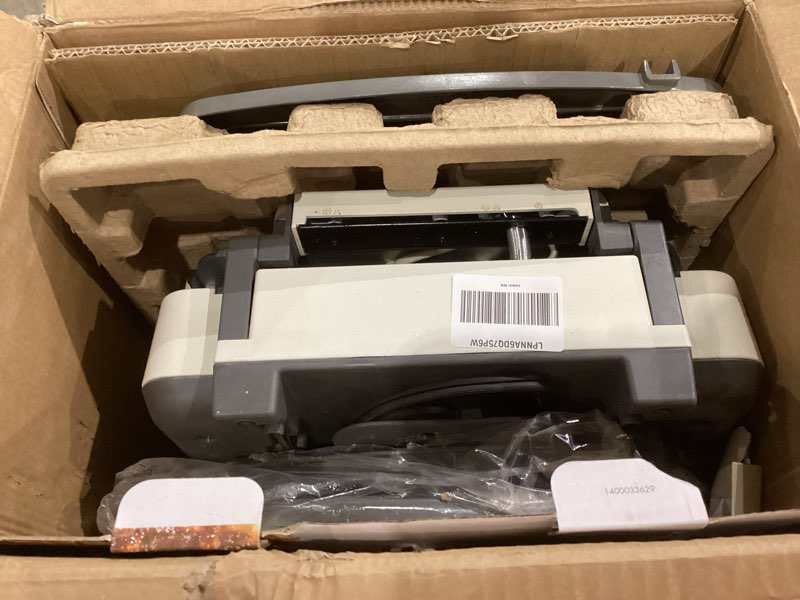 Condition photo showing As Is for greenpan elite 4-square belgian & classic waffle maker,healthy ceramic nonstick dishwasher safe plates, adjustable shade/crunch control, wont overflow, easy cleanup breakfast, pfas-free, white 4-square waffle iron cream white