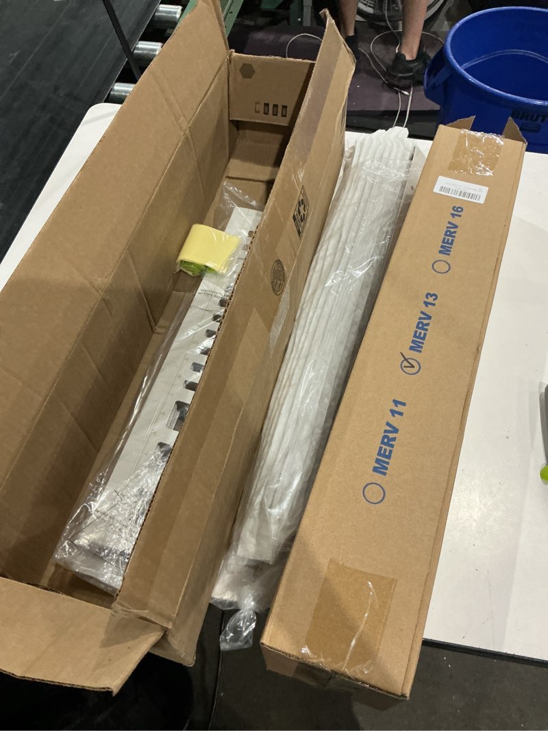 Condition photo showing Good Condition for 20x25x1 air filter ac furnace merv 13 comparable with mpr 1900 fpr 10 hvac air condition cabin vent fan electrostatic pleated actual size 19.49 x 24.49 x 0.75 6 packs