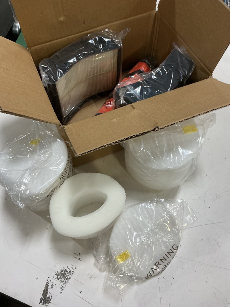 Condition photo showing Good Condition for foam hepa filter brushroll roller for shark apex duoclean lift-away ax950 ax951 ax952 az1000 40 az1000w az1002 40 az1002brn zu881 zu885 nv830 nv831 nv835 vacuum,part # 1173ft950,xff650 and xhf650