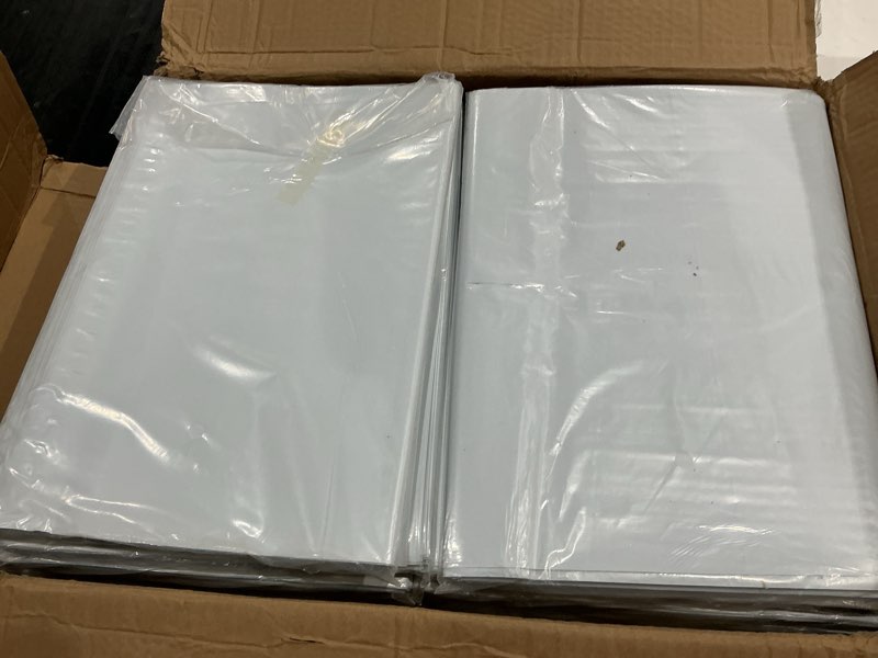 Condition photo showing New/Like New for reli. (125 pcs) poly mailers 19x24", white | large shipping bags for small business | mailing bag for shipping | packaging for clothing | non-padded envelopes/polybags, self sealing