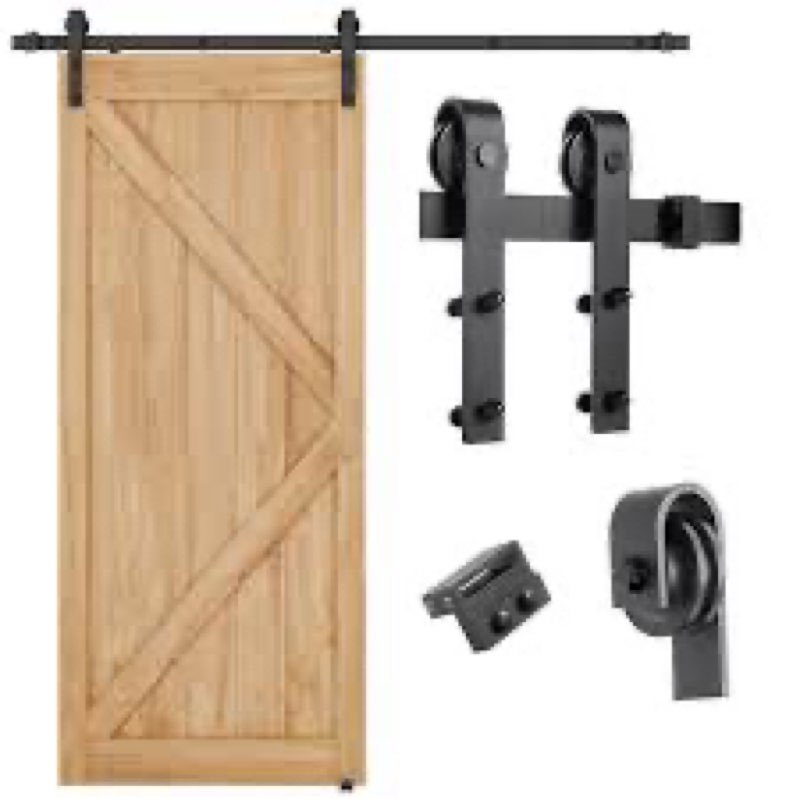 72in Interior Barn Door Hardware Kit 