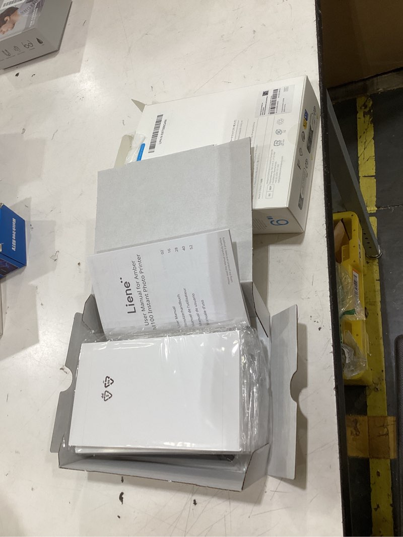 Condition photo showing Good Condition for liene amber m100/m200/m110/m210 4x6'' photo printer 40 sheets photo paper & 1 cartridge refill only for dhp512/dhp513/dhp514/dhp515