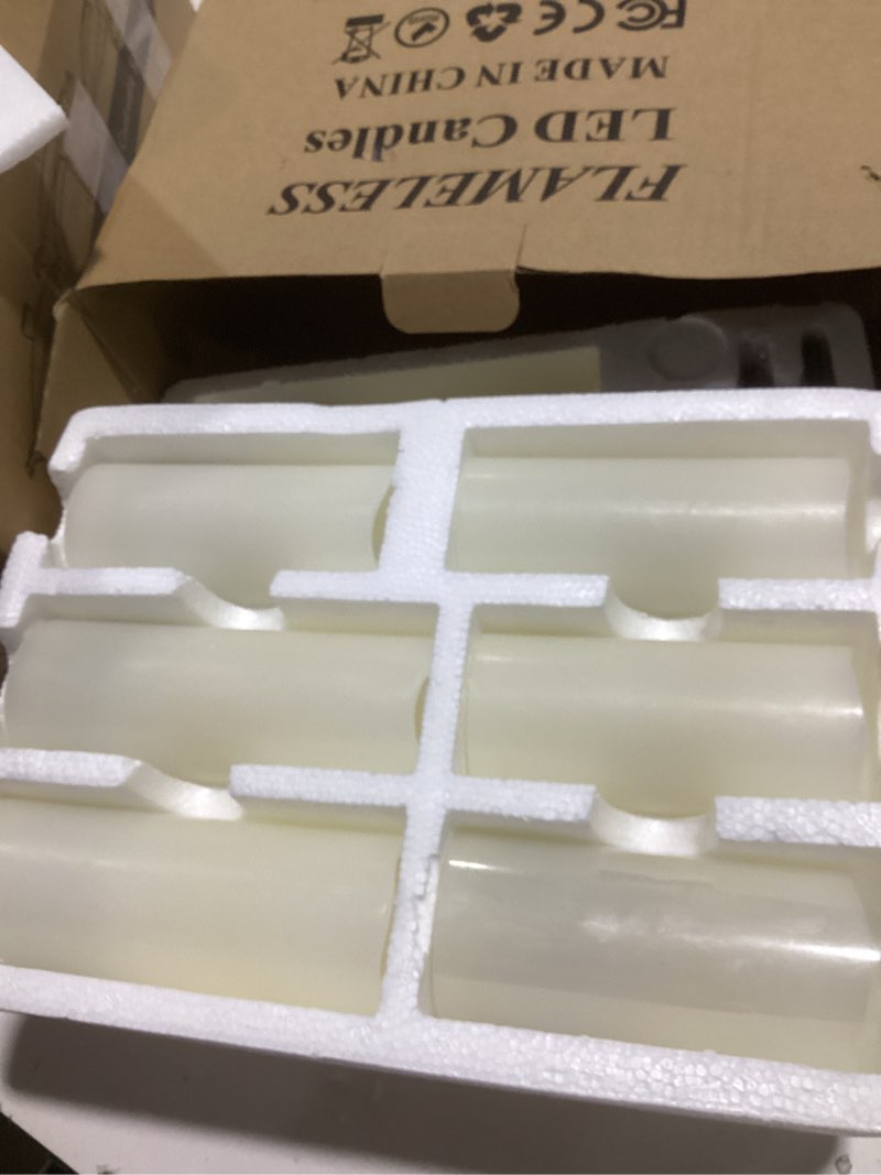 Condition photo showing Good Condition for Vinkor Flameless Candles Battery Operated Candles Real Wax Pillar LED Candles with 10-Key Remote and Cycling 24 Hours Timer (Ivory 4" 5" 6" 7" 8" 9")