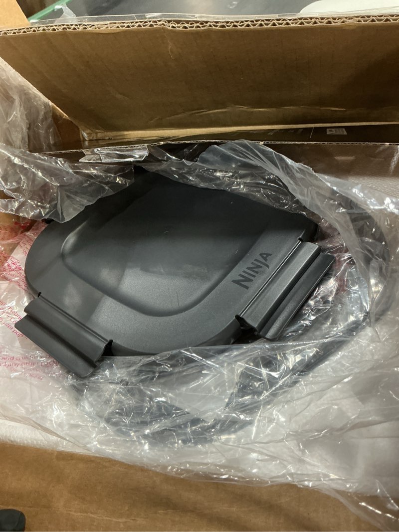 Condition photo showing As Is for Ninja Crispi 4-in-1 Glass Air Fryer | 450°F | Non-Toxic | 4QT & 6-Cup Glass Containers w/Lids | Microwave, Freezer, Dishwasher Safe | Max Crisp, Air Fry, Bake, Recrisp | Green | FN101SG Sage 4 QT