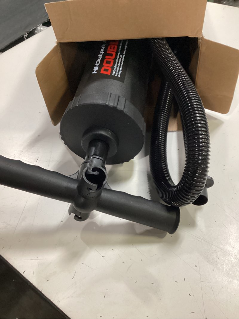Condition photo showing Good Condition for intex double quick iii swimming pool inflatable float hand air pump - 68615e