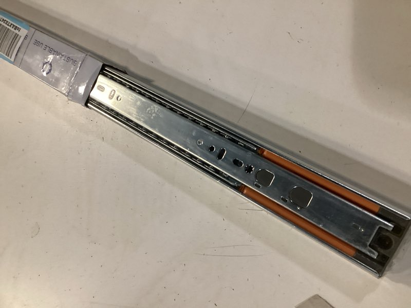 Condition photo showing Good Condition for LONTAN 20 Inch Push to Open Soft Close Drawer Slides 1 Pair Full Extension Ball Bearing Heavy Duty Side Mount File Cabinet Rails Dresser Runner Kitchen Cabinet Drawer Glides 100 LB Capacity 20 Inch 1