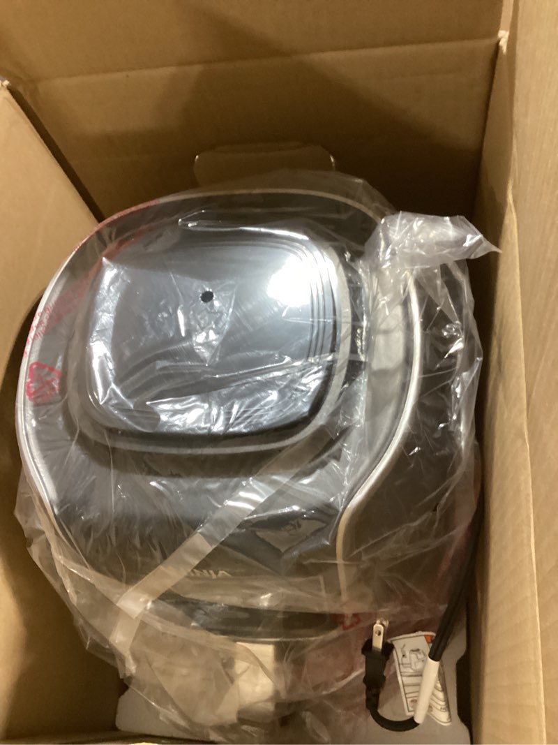 Condition photo showing New/Like New for Ninja | XL Single Basket Air Fryer | 5.5 QT Capacity fits 3lbs of Wings | 5-in-1Air Fry, Roast, Bake,Reheat & Dehydrate |Dishwasher Safe Parts & Recipe Guide | Grey |AF150AMZ 5.5 QT XL