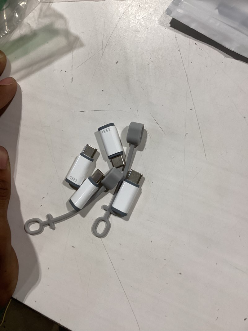 Condition photo showing Good Condition for thousover 4 pack lightning to usb c adapter for iphone 15/16/17 pro/17 pro max,for iphone 17/16 charger,17/16 accessories,fast charging & data transfer,usb c charger connector cable,not for audio/otg lighting to usb c adapter