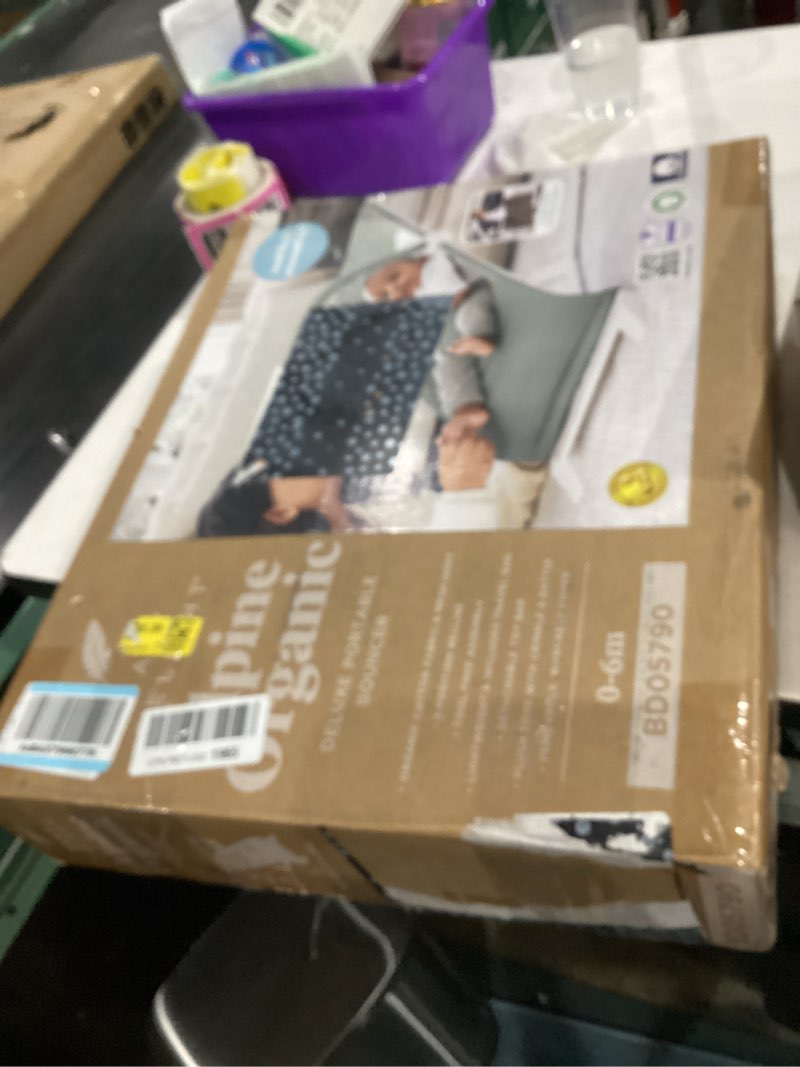 Condition photo showing Good Condition for Baby Delight Alpine Deluxe Portable Baby Bouncer | Infant | 0-6 Months | 100% GOTS Certified Organic