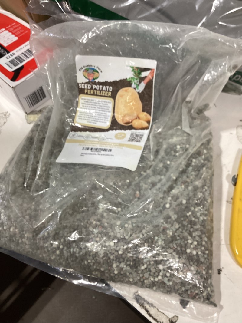Condition photo showing New/Like New for old cobblers farm™ wicked growth seed potato fertilizer-strengthens roots, boosts yields, and supports healthy potato growth with eco-friendly, slow-release nutrients (5/10/15/20 lbs) (10lbs) 10 lbs