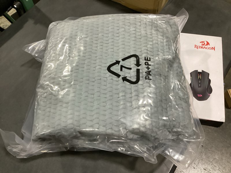 Condition photo showing Good Condition for heated blanket electric throw blanket with 5 heat settings, 10h auto-off, 50"x60" soft wave fleece for couch, bed & office, etl certified