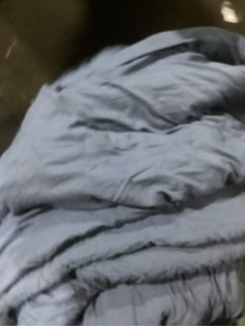 Blue comforter