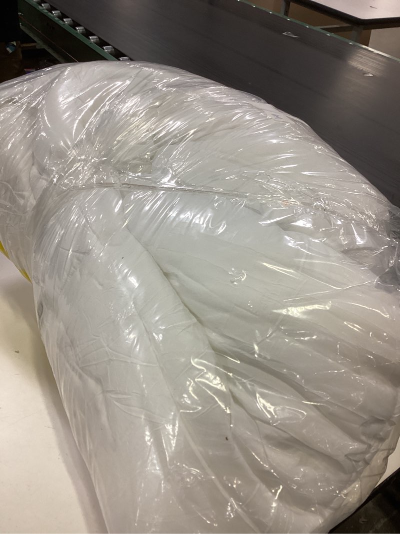 Condition photo showing As Is for ABENE King Size Mattress Topper for Back Pain Relief, Extra Thick Mattress Pad Pillowtop, Soft Plush Mattress Cover Bed Topper with Deep Pocket, Overfilled Down Alternative Filling, White White King