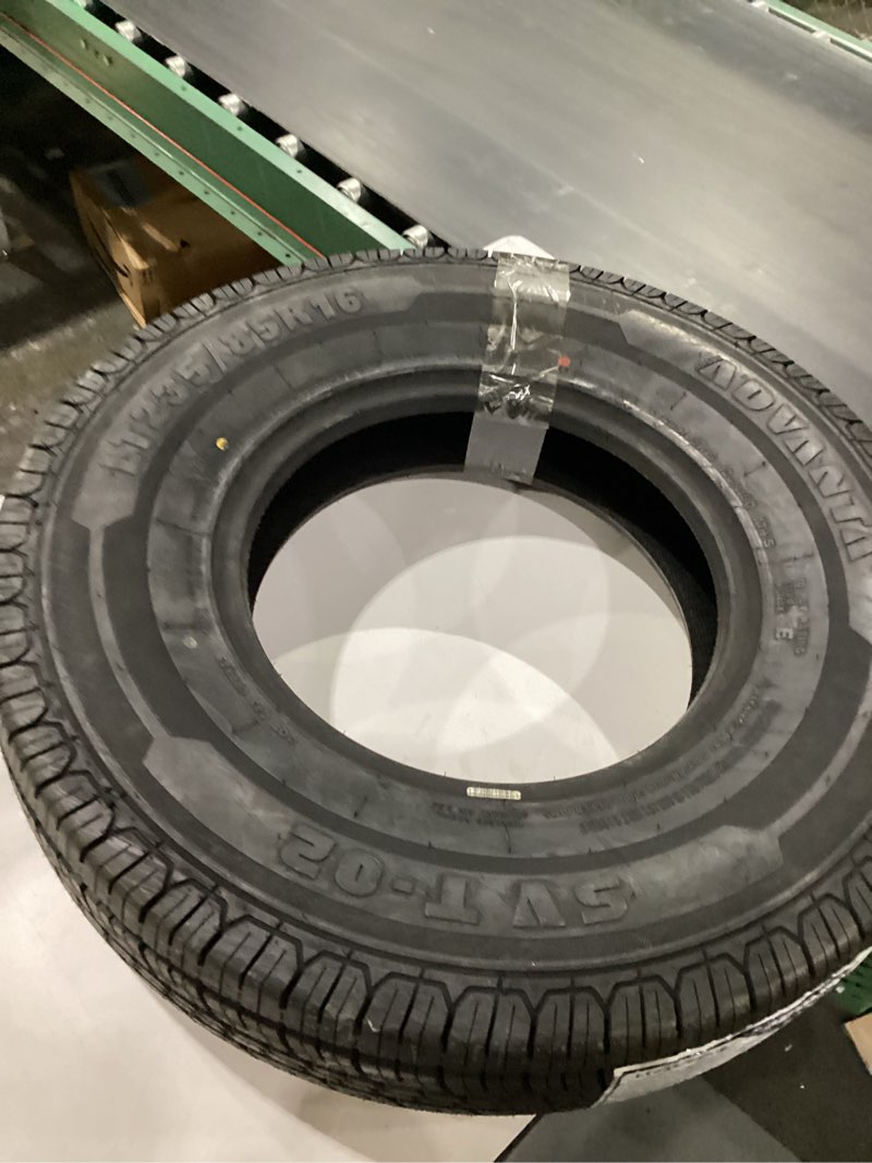 Condition photo showing Good Condition for lt245/75r17 advanta svt-02 121q e/10 black wall tire