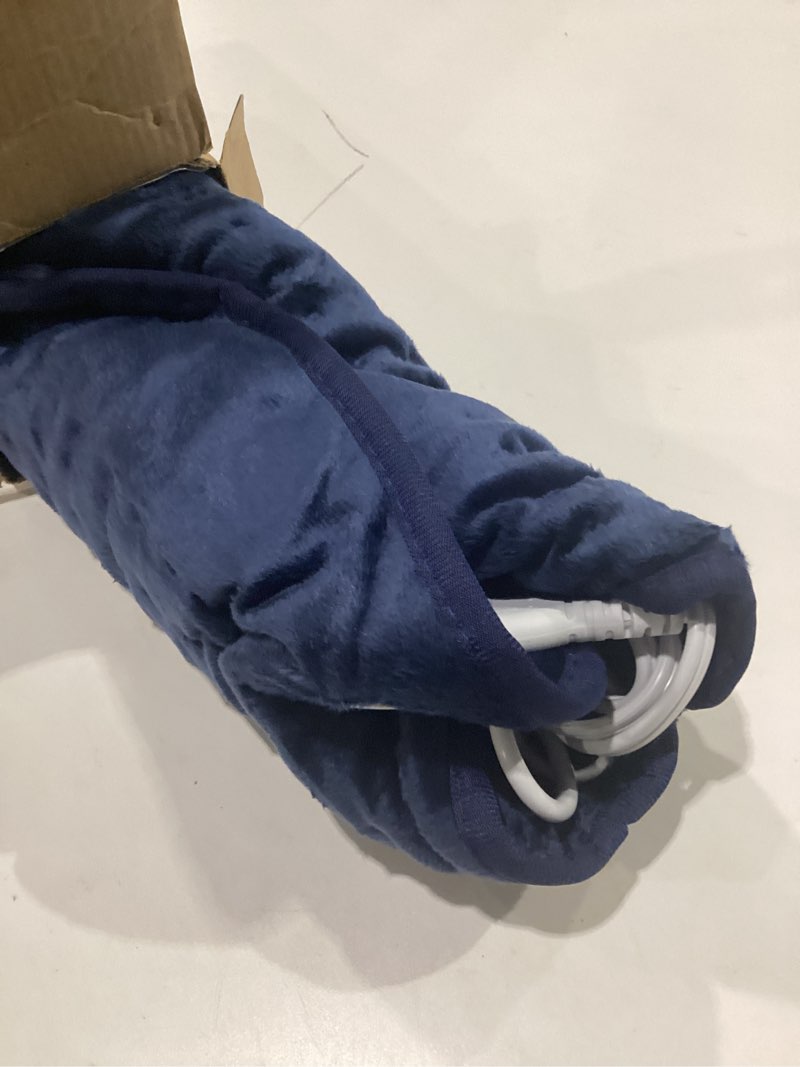 Condition photo showing New/Like New for deepsoon heating pad,electric heating pads for back,neck,moist heating pad for abdomen shoulder knee legs,dry/moist heat&auto shut off,mother's day birthday for men and women,navy blue,24x12 inch navy blue 24x12 inch