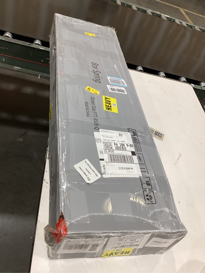 Condition photo showing New/Like New for Queen Size 5 Inch Box Spring - Heavy Duty Metal Mattress Foundation (2500lbs Capacity), Noise-Free, Easy Assembly with Removable Fabric Cover 5 Inch Queen